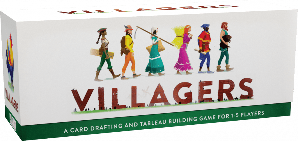 Top Villagers Board Card Game 1st Edition Wooden Coin Chest Kickstarter Expansion